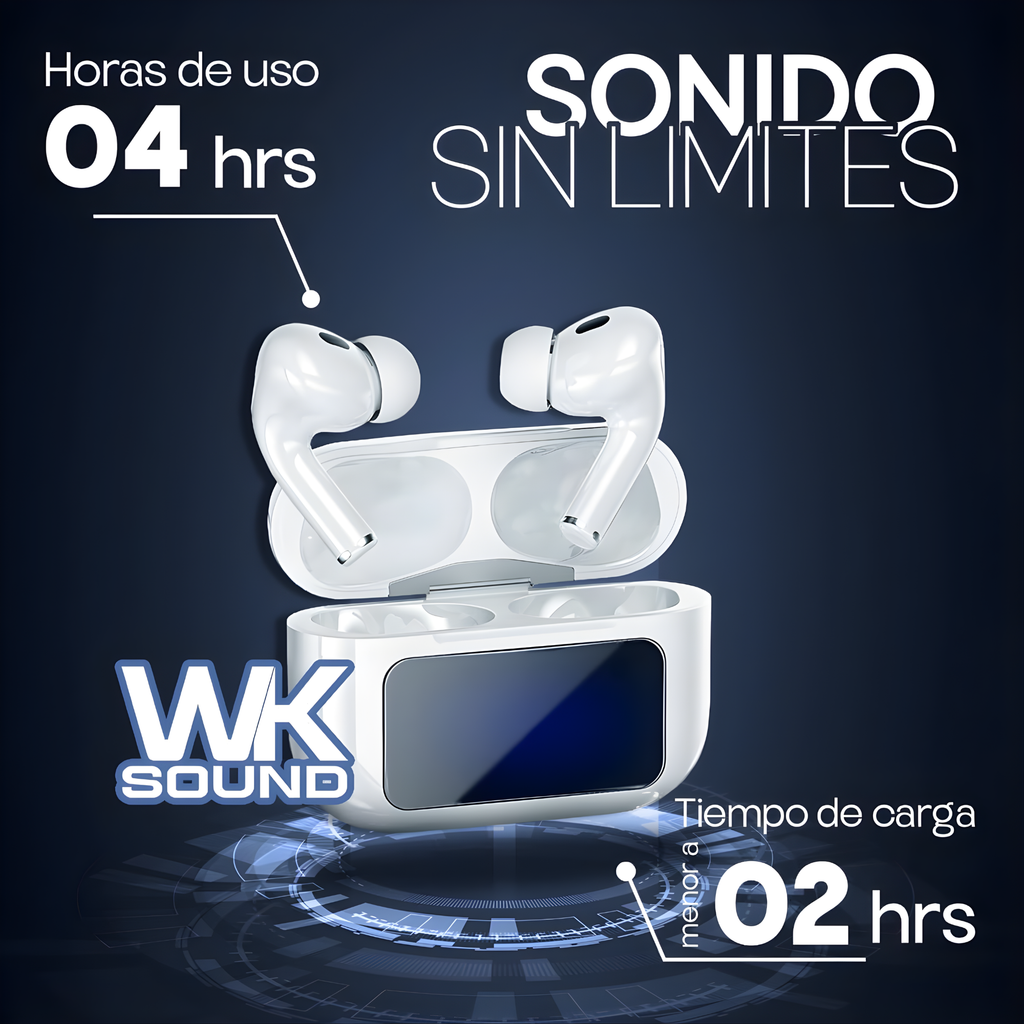 Audifonos Bluetooth Con Pantalla Touch