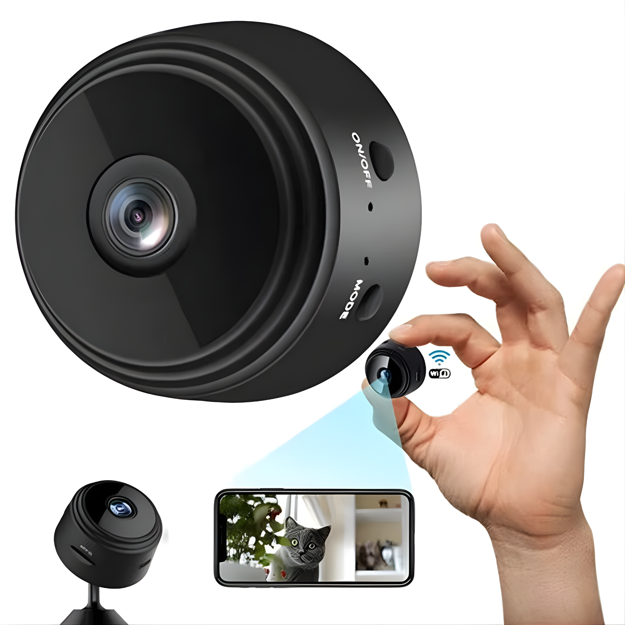 Mini Cámara Ip Wifi Espia 1080p