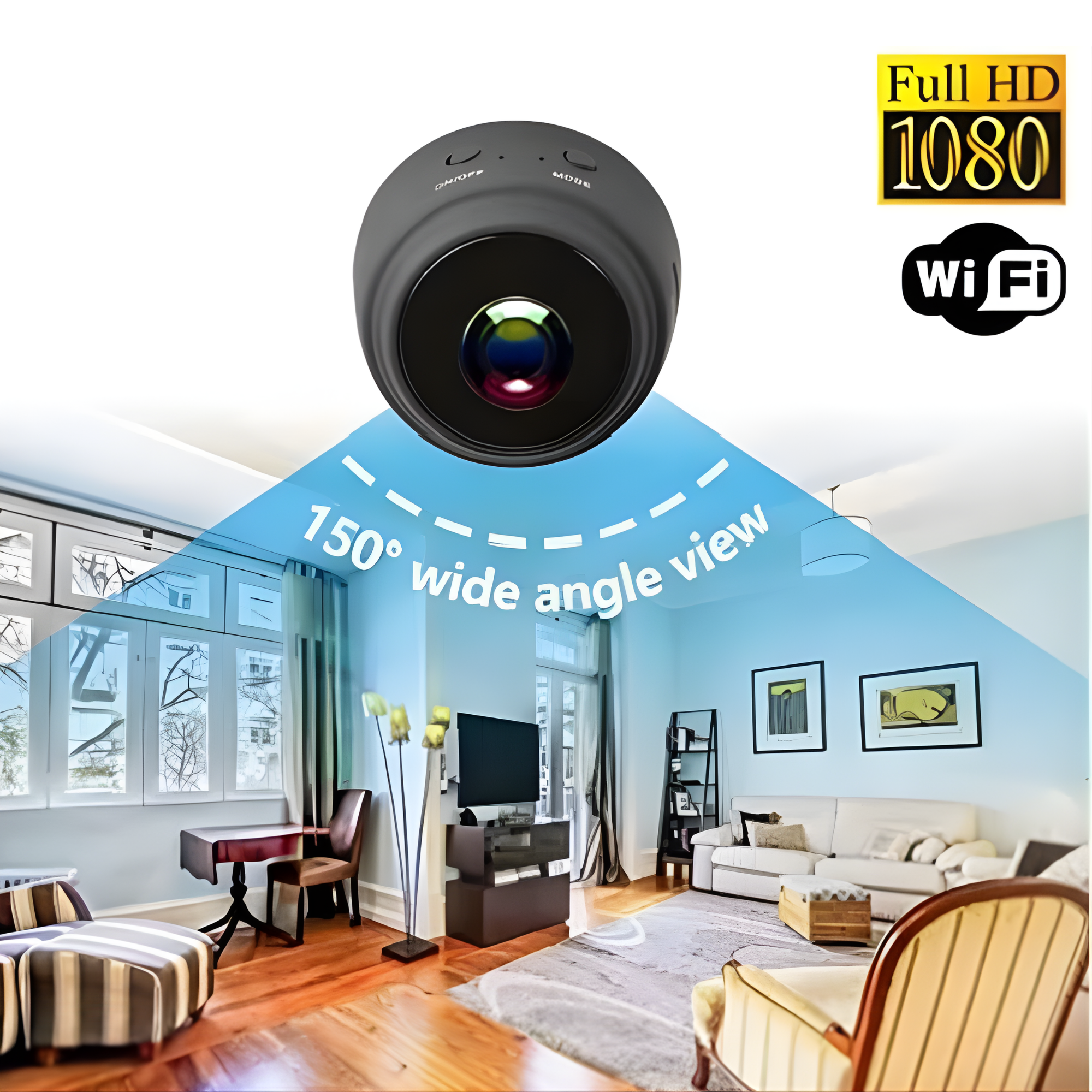 Mini Cámara Ip Wifi Espia 1080p