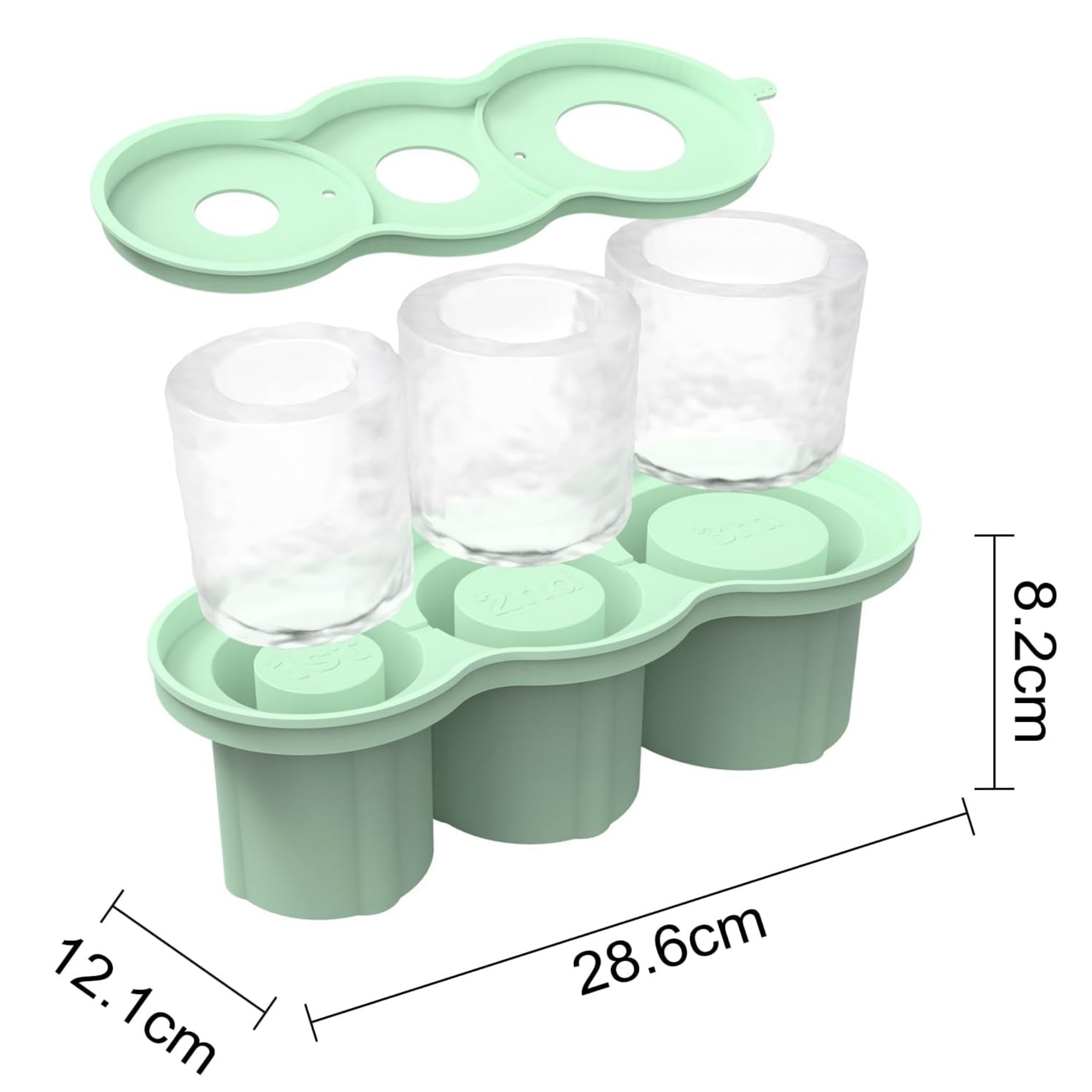 Bandeja Molde 3 Cubos de Hielo Stanley