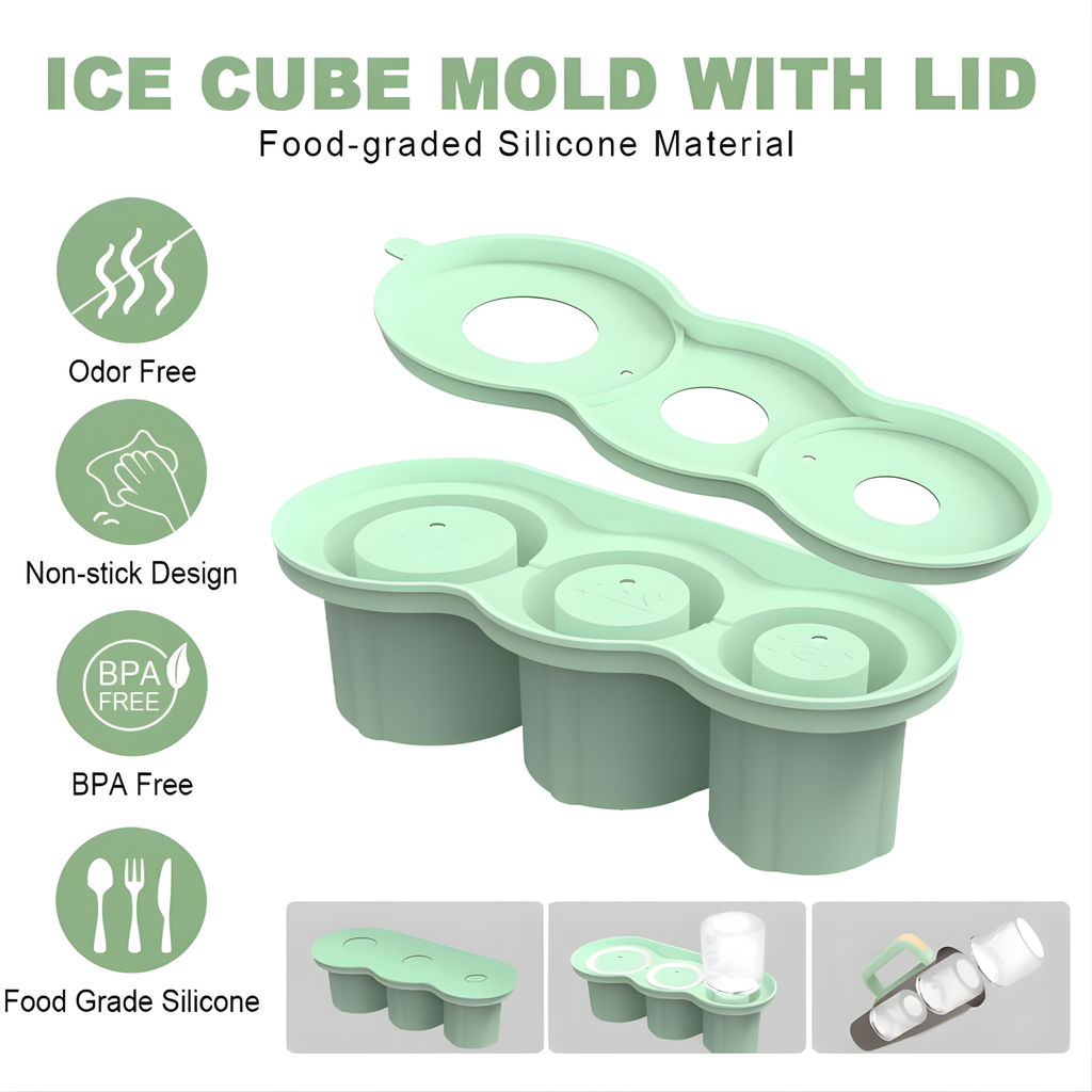 Bandeja Molde 3 Cubos de Hielo Stanley