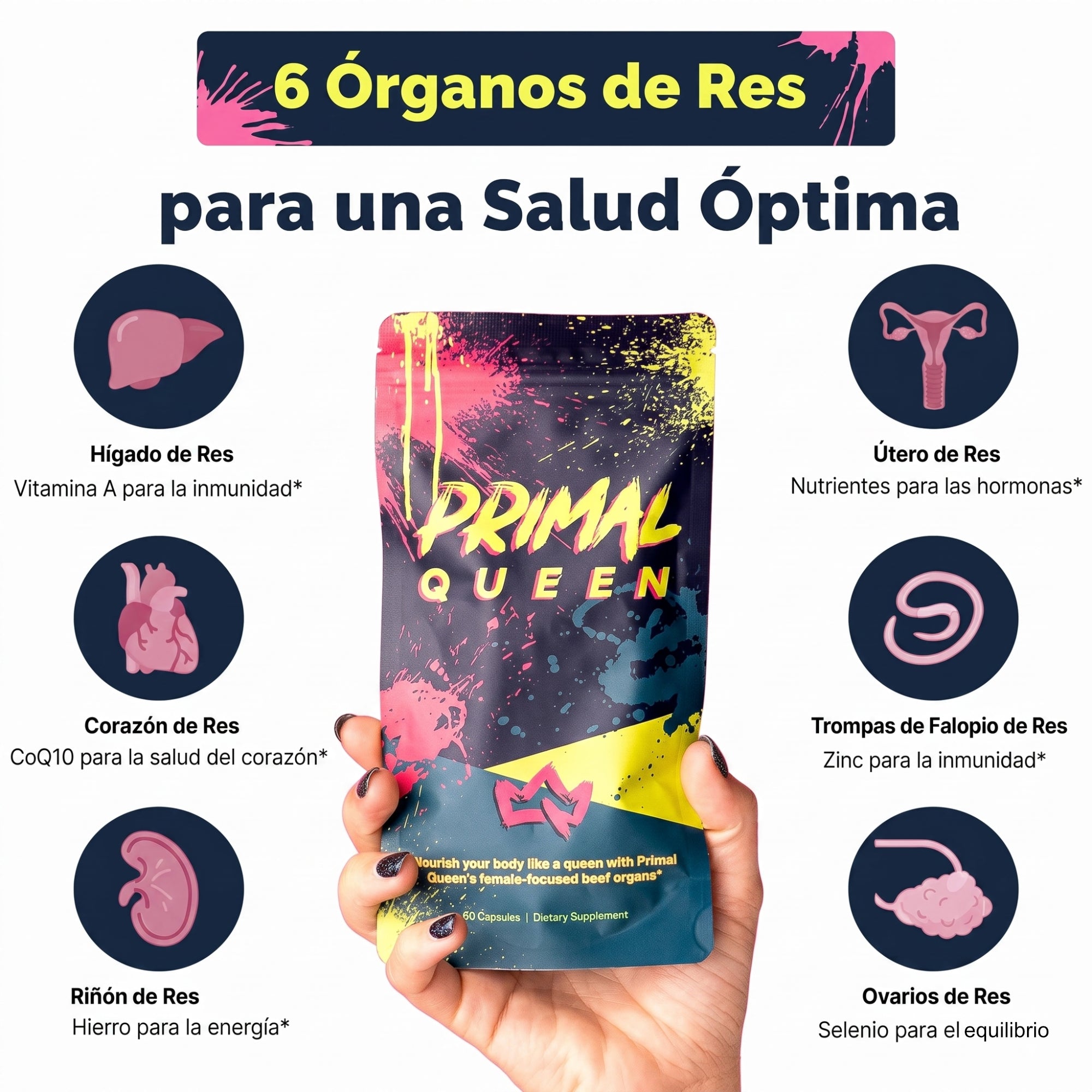 Suplemento Primal Queen Bienestar Mujer